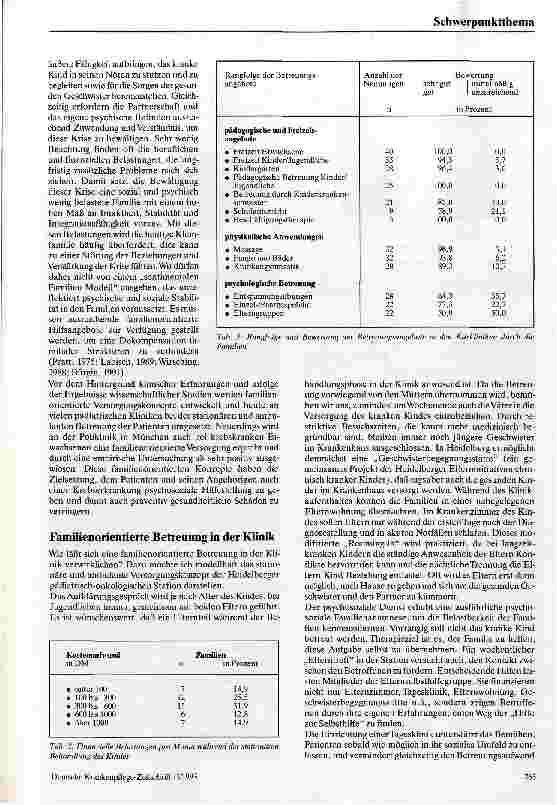 Vorschauseite 2: Familienorientierte Betreuung im Kinderkrankenhaus (FOB) Eine Antwort auf Defizite medizinischer Behandlungssysteme
