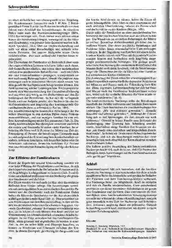 Vorschauseite 5: Familienorientierte Betreuung im Kinderkrankenhaus (FOB) Eine Antwort auf Defizite medizinischer Behandlungssysteme