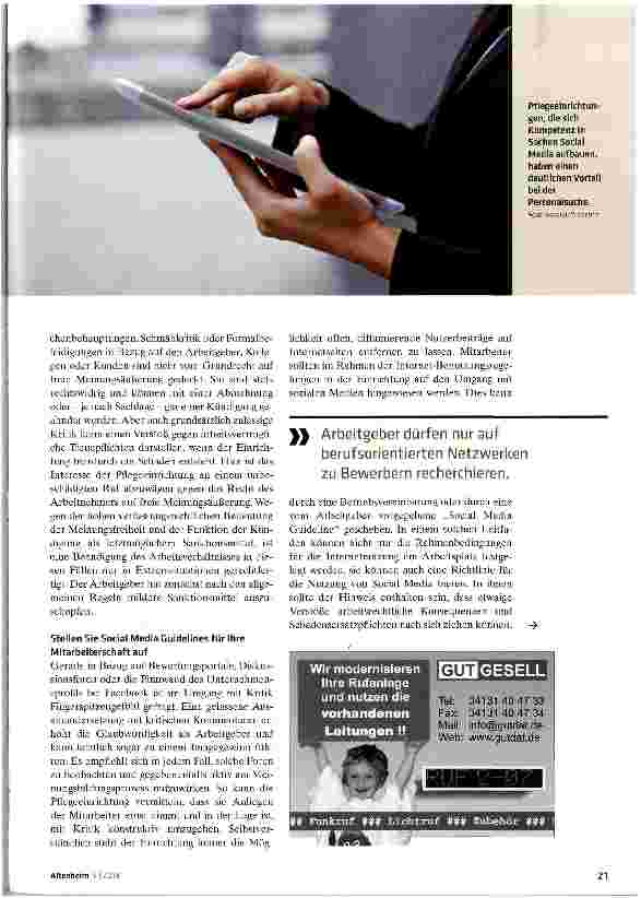 Vorschauseite 2: Kein rechtsfreier Raum