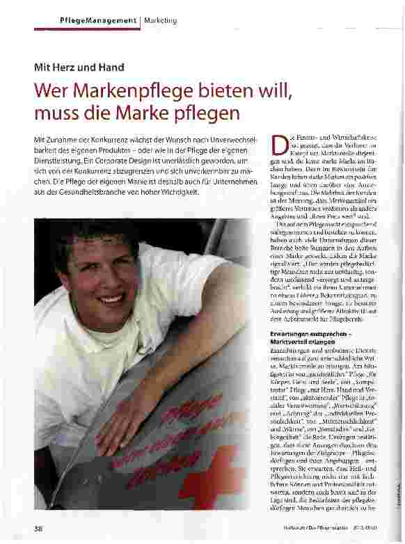 Vorschauseite 1: Wer Markenpflege bieten will, muss die Marke pflegen