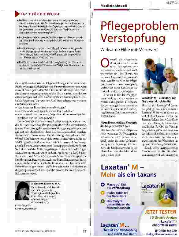 Vorschauseite 4: 1. Aktualisierung des „Expertenstandards Sturzprophylaxe Sturz: Ein multifaktorielles Geschehen
