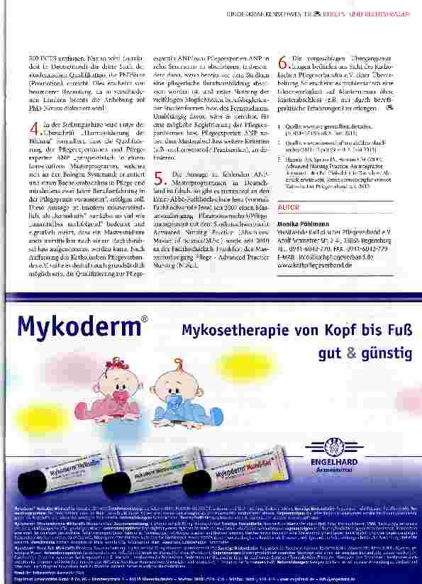 Vorschauseite 2: Stellungnahme des Katholischen Pflegeverbandes e.V. zu „Advanced Nursing Practice in Deutschland, Österreich und der Schweiz