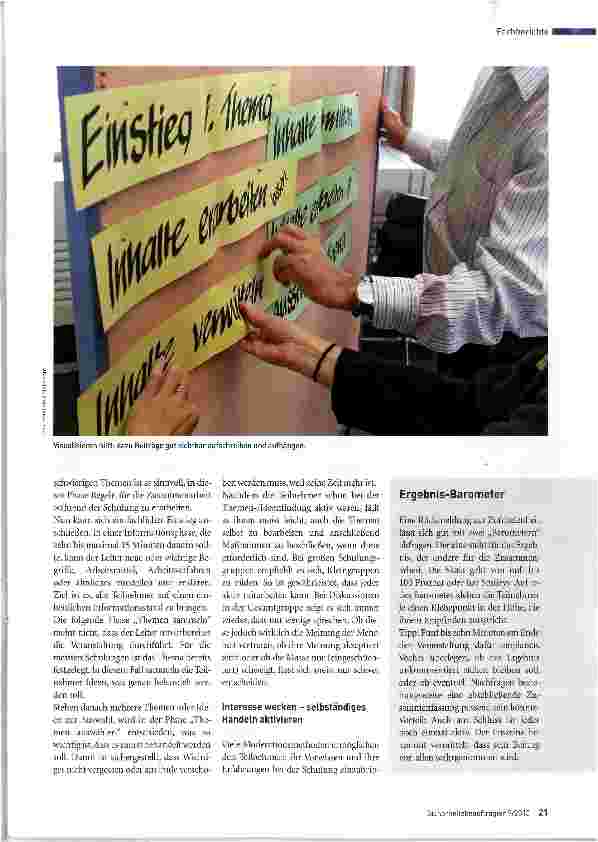 Vorschauseite 2: Die Teilnehmer einbeziehen