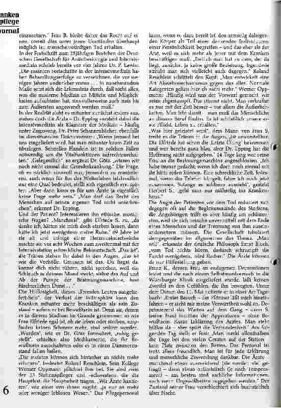 Vorschauseite 3: Beobachtungen auf der Intensivstation