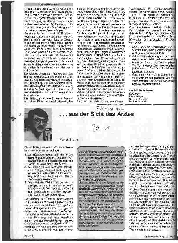 Vorschauseite 3: Instandhaltung und Instandsetzung medizintechnischer Gräte .... aus Sicht des Pflegedienstes
