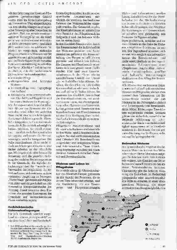 Vorschauseite 2: Ein geglücktes Angebot Wohnortnahe Hilfe zum Leben im Alter