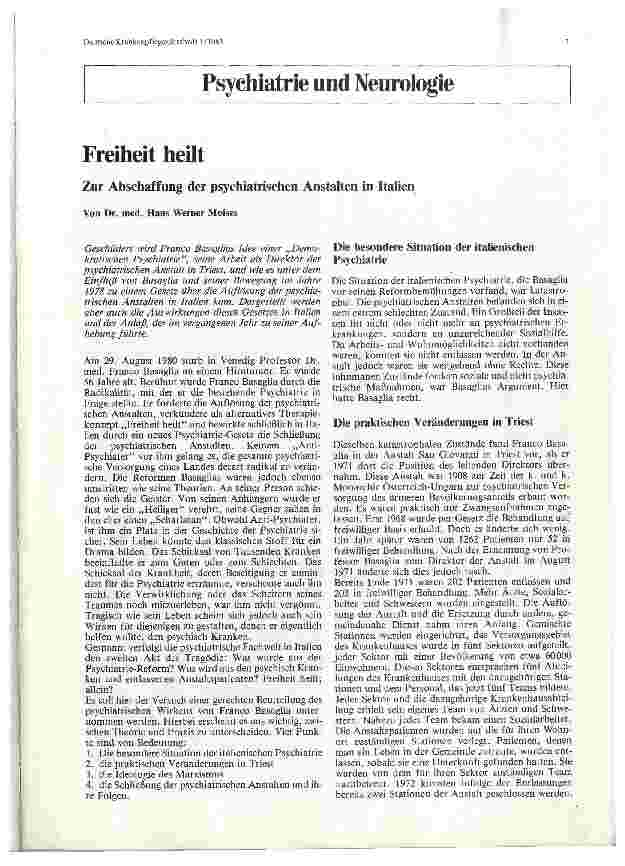 Vorschauseite 1: Freiheit heilt