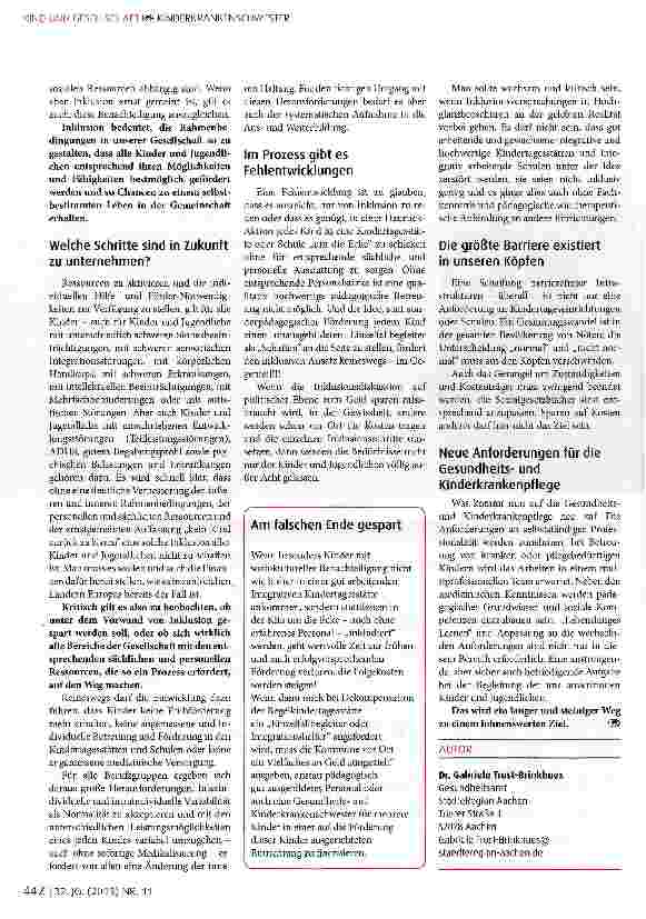 Vorschauseite 3: Inklusion - das Ziel und der Weg