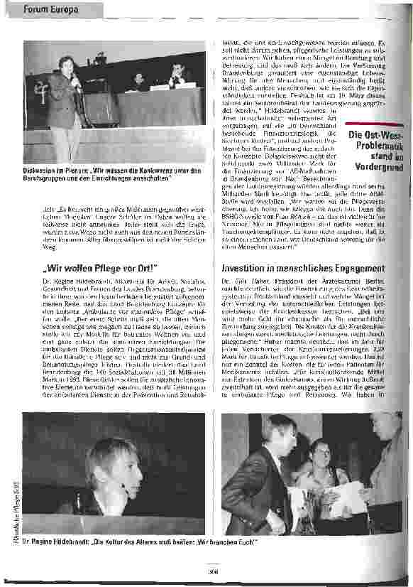 Vorschauseite 3: Wenn einem in Dänemark etwas spanisch vorkommt ... Europäisches Forum Altenhilfe 1993