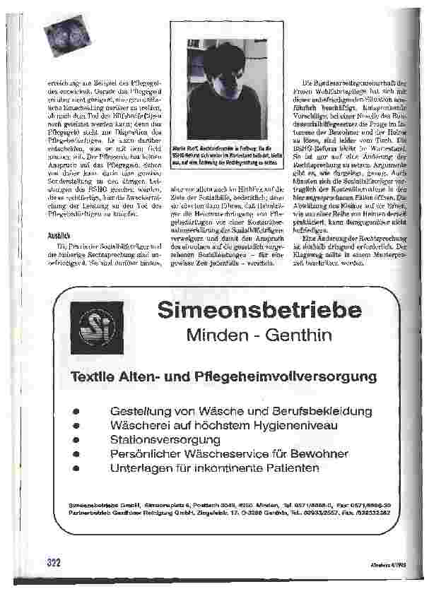 Vorschauseite 4: Heimkostenübernahme nach Tod des Heimbewohners Schnelle Heimaufnahme - wer zahlt in Zweifelsfällen?