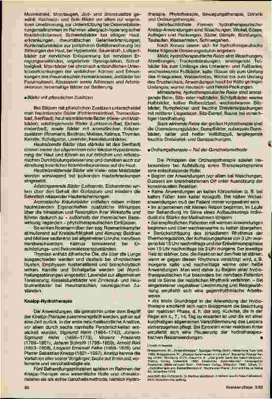 Vorschauseite 2: Hydrotherapie