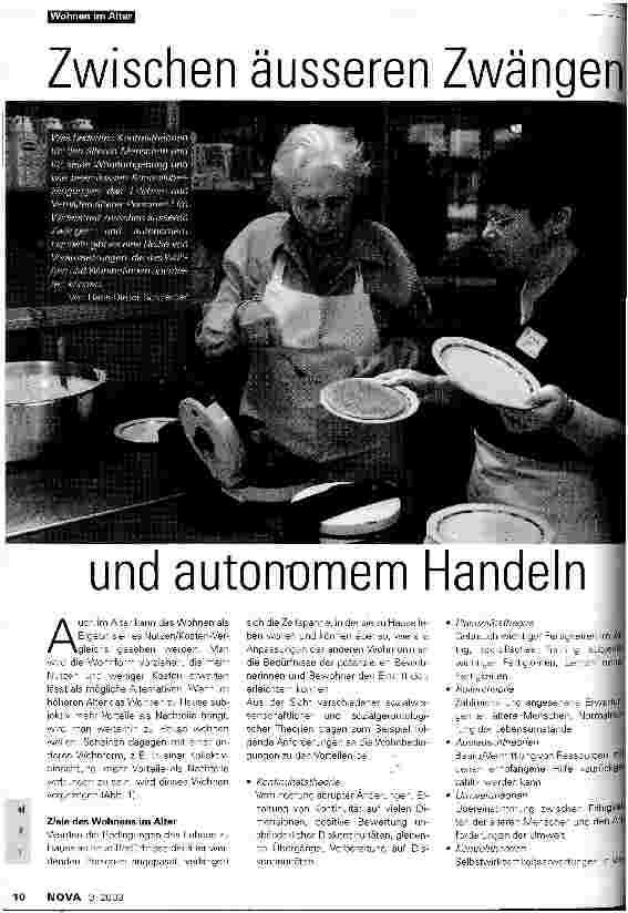 Vorschauseite 1: Zwischen äußeren Zwängen und autonomem Handeln
