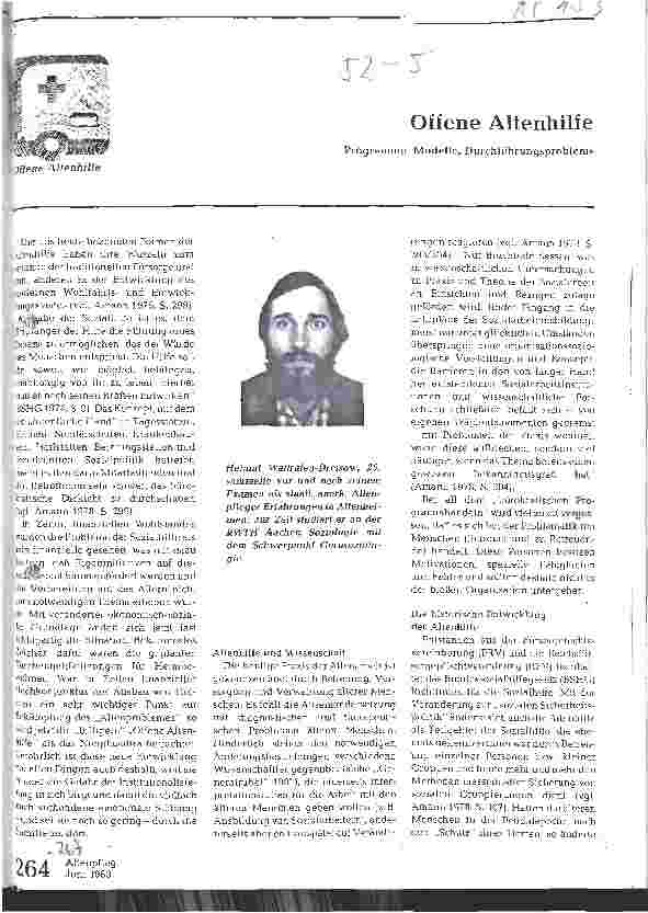 Vorschauseite 1: Offene Altenhilfe