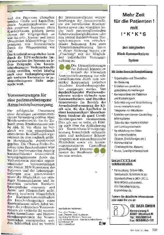 Vorschauseite 4: Kostenund Qualitätsmanagement der Krankenhausapotheken