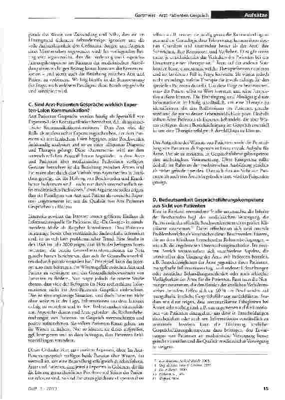 Vorschauseite 2: Professionelle Gesprächsführung und die Beziehung Arzt-Patient: Rahmenbedingungen und Perspektiven der Kompetenzentwicklung