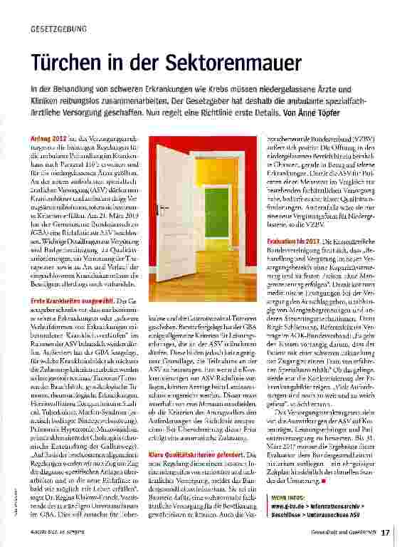 Vorschauseite 1: Türchen in der Sektorenmauer