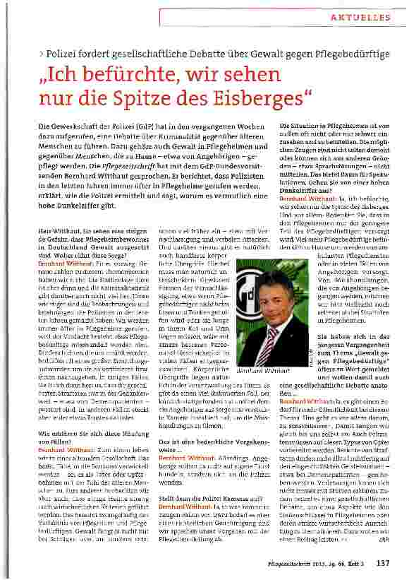 Vorschauseite 1: Ich befürchte, wir sehen nur die Spitze des Eisberges