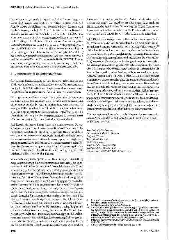 Vorschauseite 3: Cloud Computing - Ein Überblick (Teil 2)