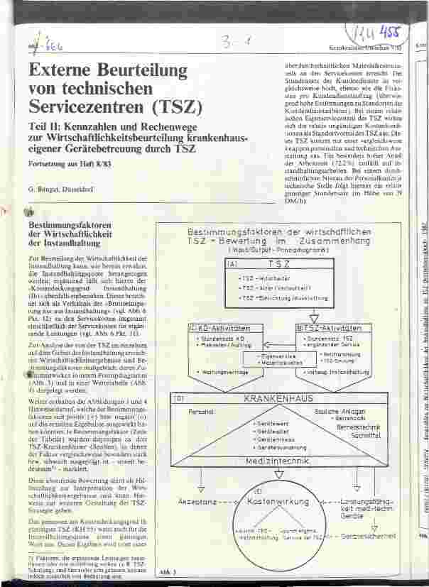 Vorschauseite 1: Externe Beurteilung von technischen Servicezentren (TSZ) Teil II