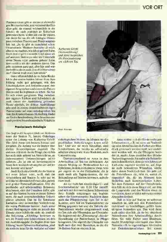 Vorschauseite 3: Anne Rocksloh, Krankenpflegeschülerin