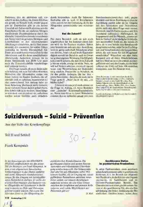 Vorschauseite 4: Anne Rocksloh, Krankenpflegeschülerin