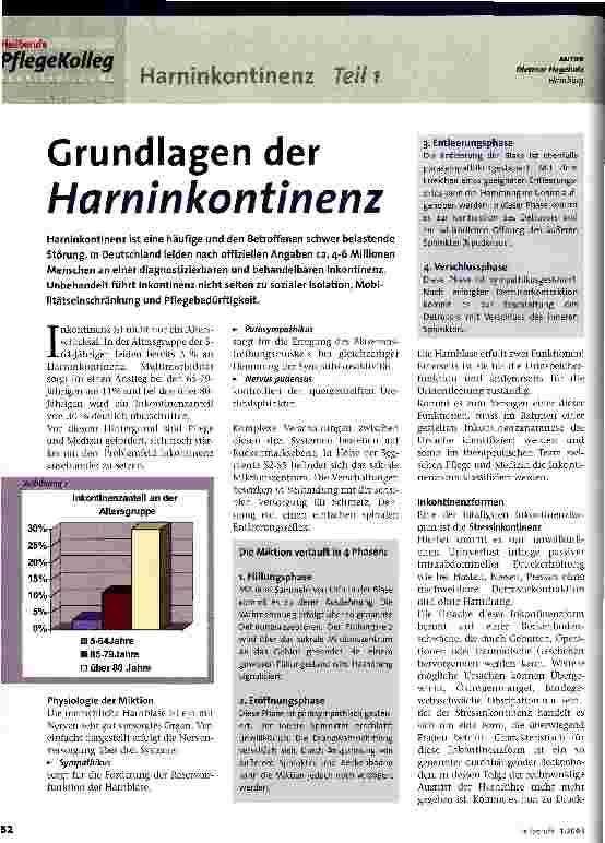 Vorschauseite 1: Grundlagen der Harninkontinenz Teil 1