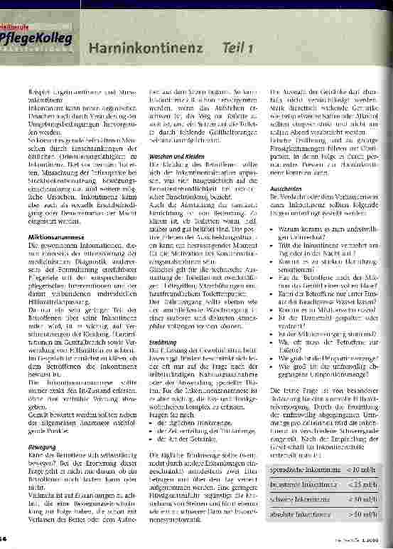 Vorschauseite 3: Grundlagen der Harninkontinenz Teil 1