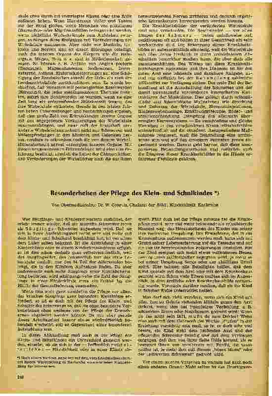 Vorschauseite 1: Besonderheiten der Pflege des Kleinund Schulkindes