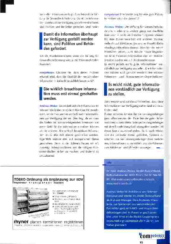 Vorschauseite 4: Der kritische Patient - eine grosse Chance