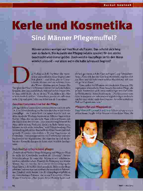 Vorschauseite 1: Kerle und Kosmetika