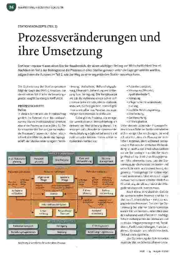 Vorschauseite 1: Prozessveränderungen und ihre Umsetzung