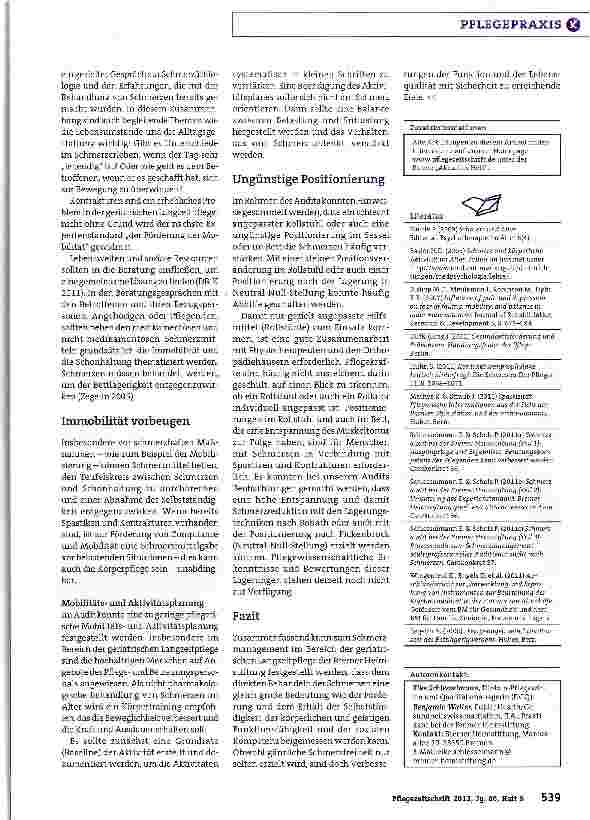 Vorschauseite 4: Kontraindizierte Schonung verhindern