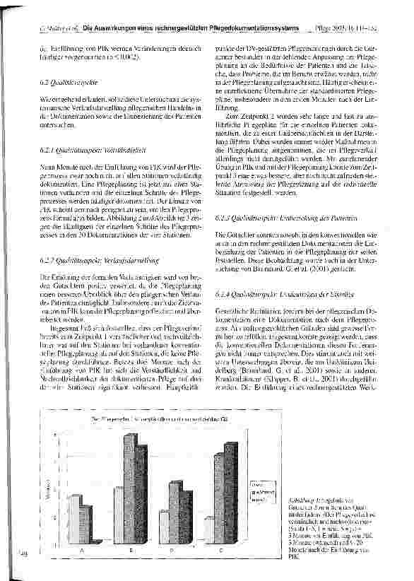 Vorschauseite 6: Die Auswirkungen eines rechnergestützten Pflegedokumentationssystems auf die Quantität und Qualität von Pflegedokumentationen