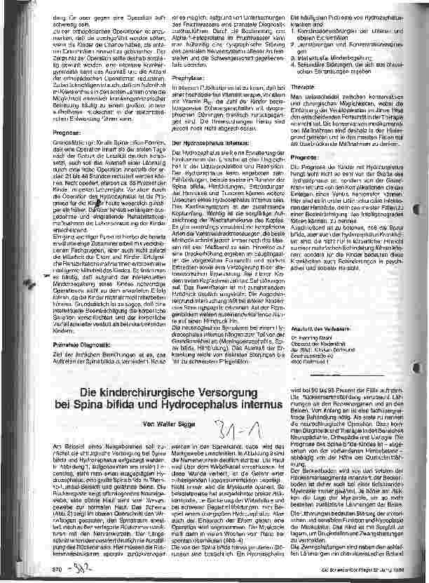 Vorschauseite 2: Die Spina bifida