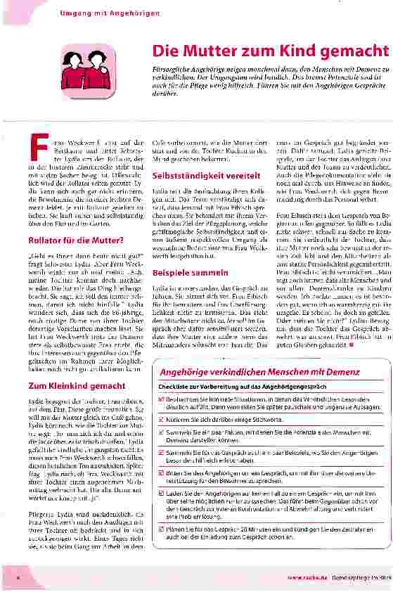 Vorschauseite 1: Die Mutter zum Kind gemacht