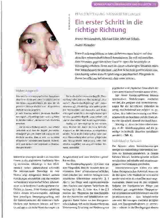 Vorschauseite 1: Ein erster Schritt in die richtige Richtung