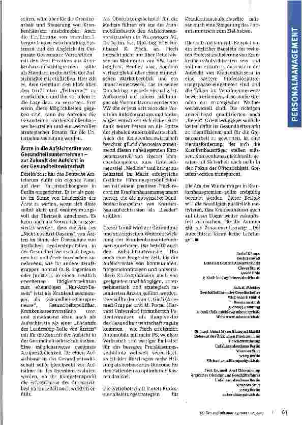 Vorschauseite 4: „Der Aufsichtsrat kennt keine Lehrlinge!