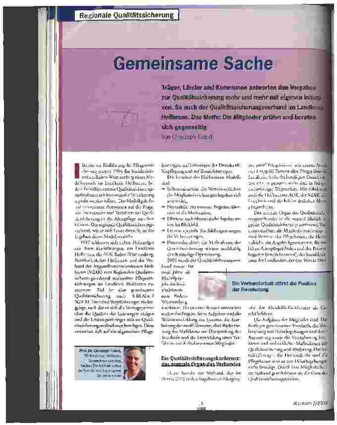 Vorschauseite 1: Gemeinsame Sache