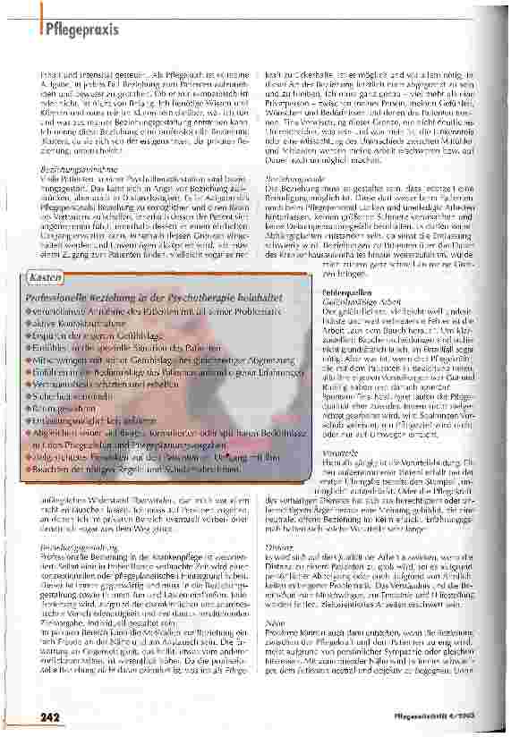Vorschauseite 4: Beziehungsarbeit - unsichtbare Leistung mit großer Wirkung