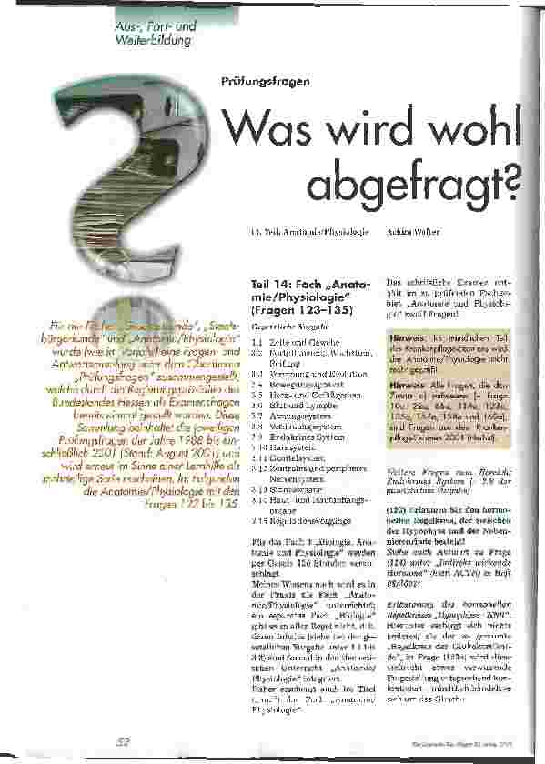 Vorschauseite 1: Was wird wohl abgefragt? 14. Teil