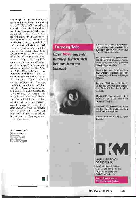 Vorschauseite 4: Die Trennung vom BAT ist möglich Outsourcing und Organschaft bieten sich an