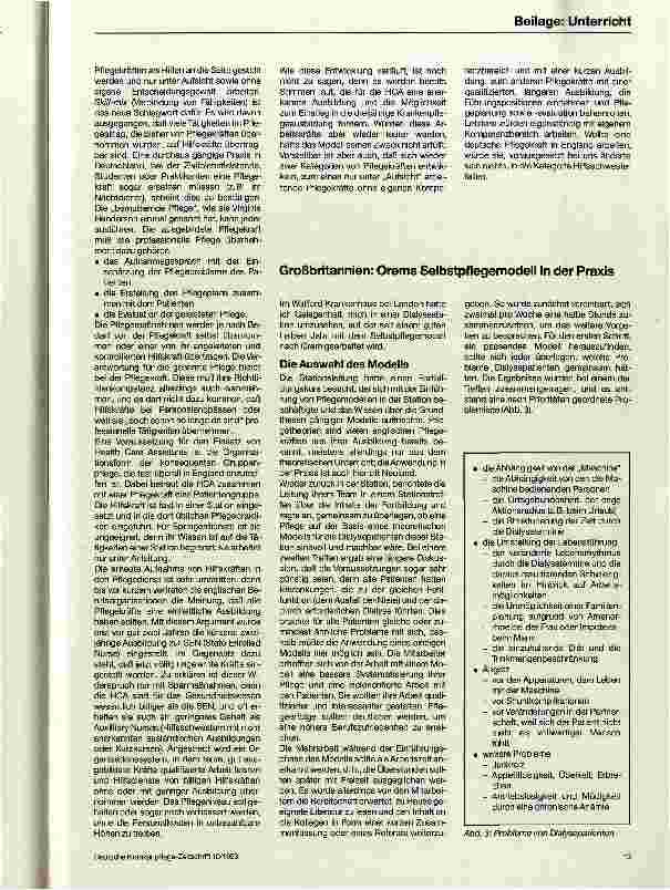 Vorschauseite 3: Der Umgang mit Pflegemodellen im europäischen Ausland
