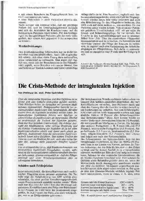 Vorschauseite 6: Die Umwelt in der Krankenpflege