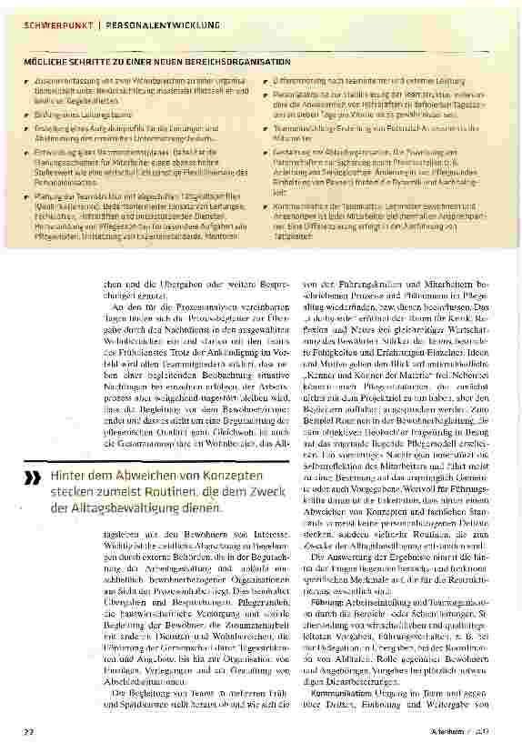 Vorschauseite 3: Mit starken Teams in neue Strukturen