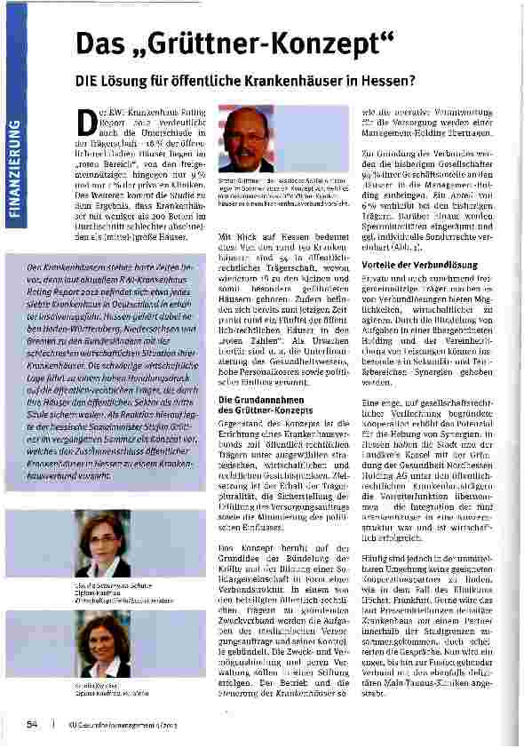Vorschauseite 1: Das „Grüttner-Konzept