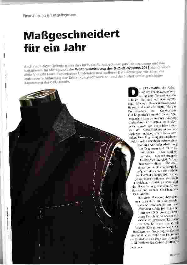 Vorschauseite 1: Maßgeschneidert für ein Jahr