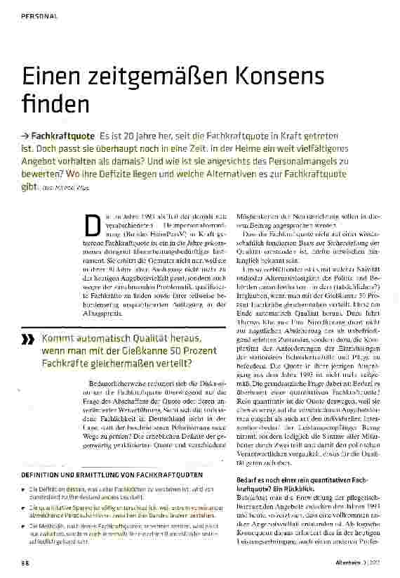 Vorschauseite 1: Einen zeitgemäßen Konsens finden