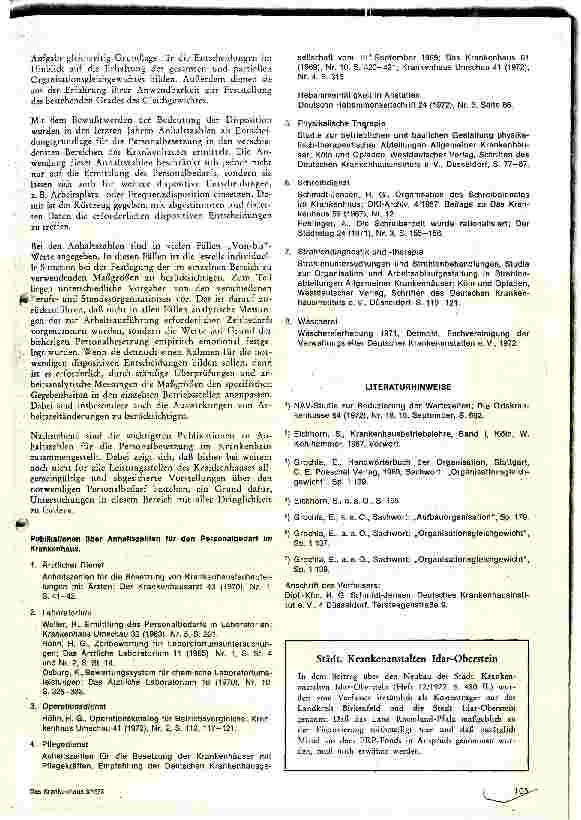Vorschauseite 3: Die Bedeutung der Anhaltzahlen für das Management im Krankenhaus