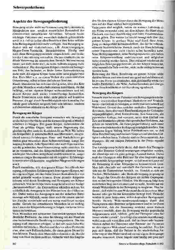 Vorschauseite 3: Basale Stimulation