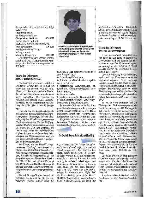 Vorschauseite 3: Zuzahlung zu den Heimkosten